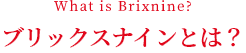 What is Brixnine?
ブリックスナインとは？
